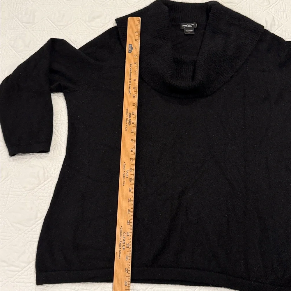 100% Cashmere cowl turtleneck sweater. Lord and Taylor. 3X - Picture 4 of 6
